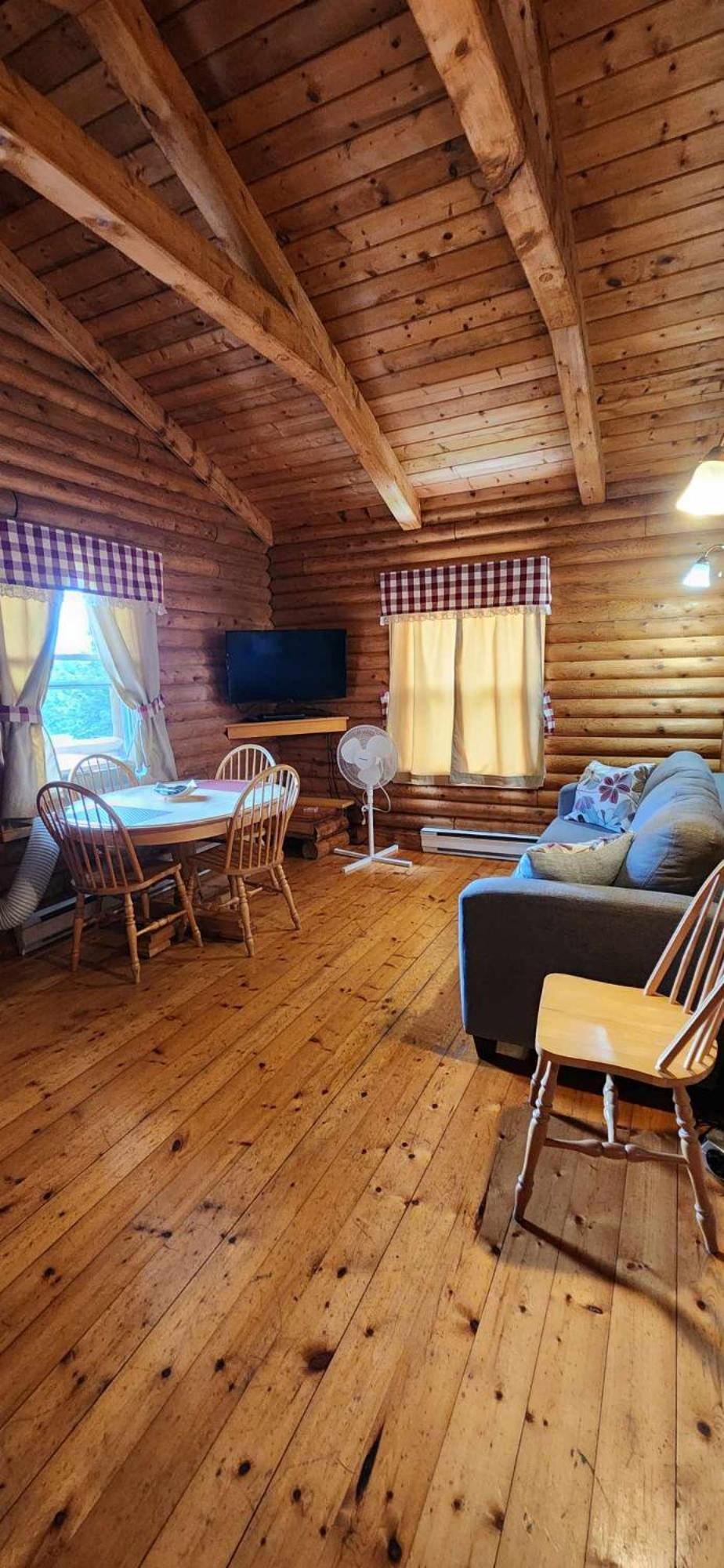 Cajun Cedar Log Cottages Margaree Forks Exterior foto