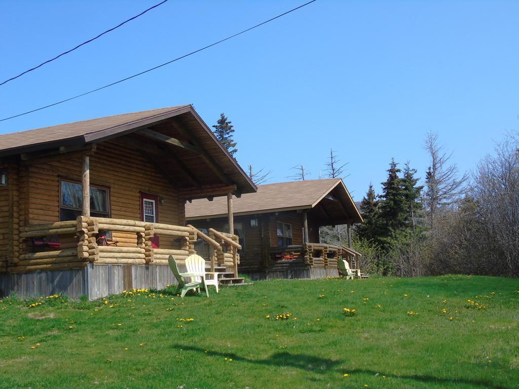 Cajun Cedar Log Cottages Margaree Forks Exterior foto