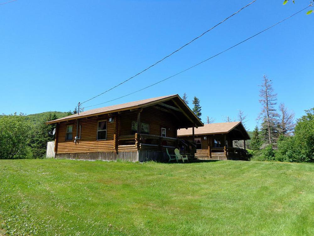 Cajun Cedar Log Cottages Margaree Forks Exterior foto