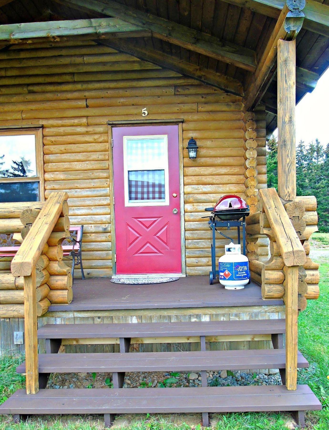 Cajun Cedar Log Cottages Margaree Forks Exterior foto