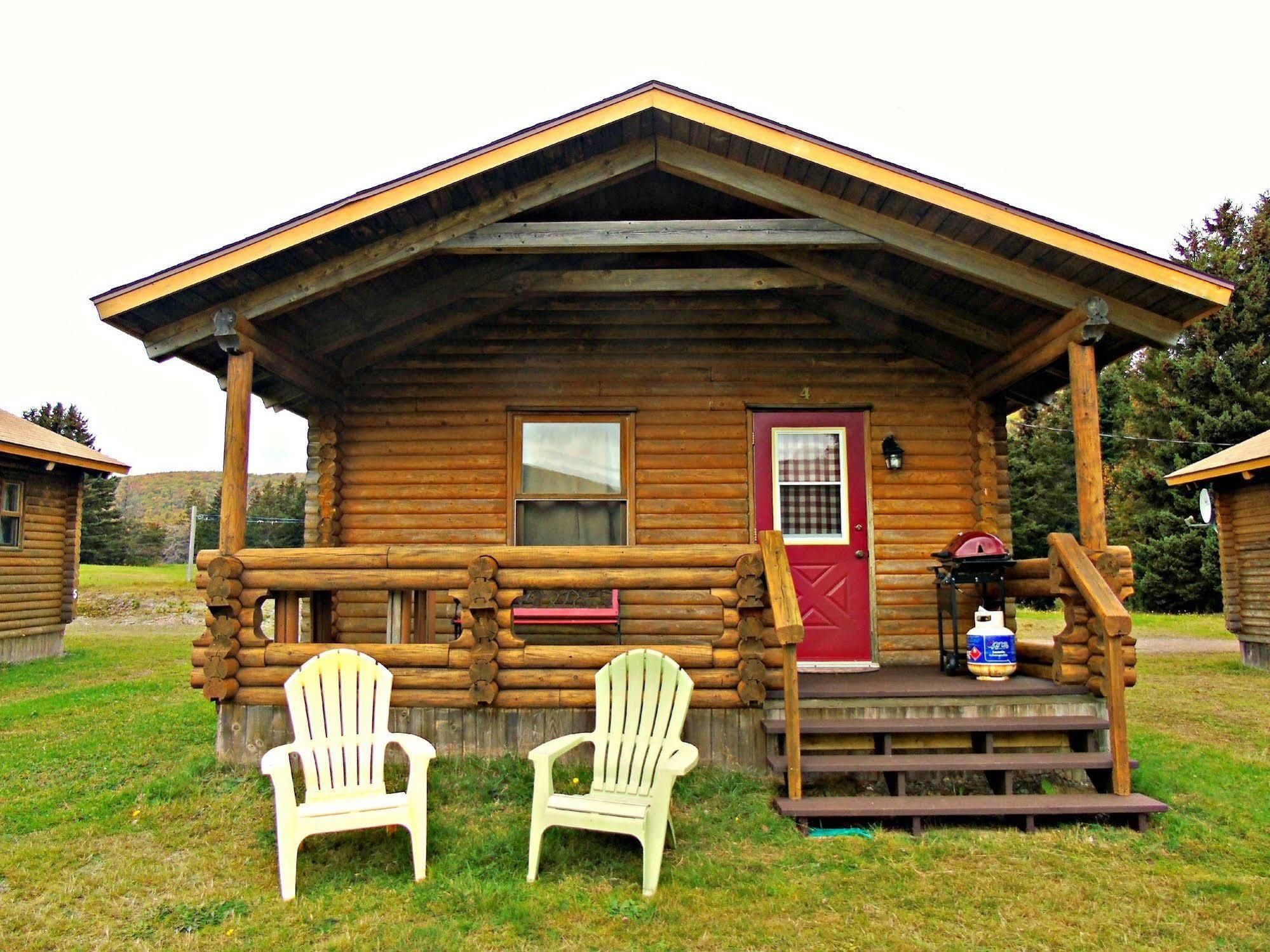Cajun Cedar Log Cottages Margaree Forks Exterior foto