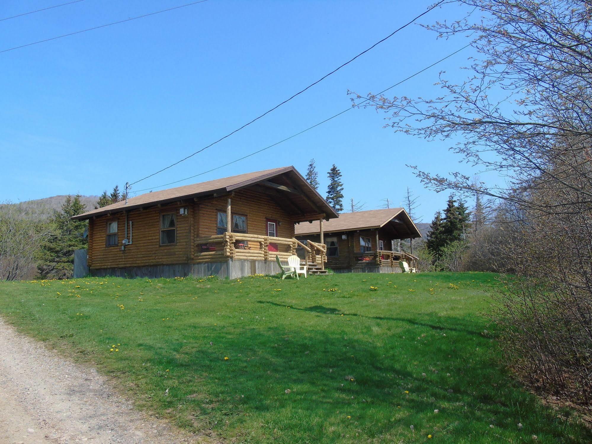 Cajun Cedar Log Cottages Margaree Forks Exterior foto