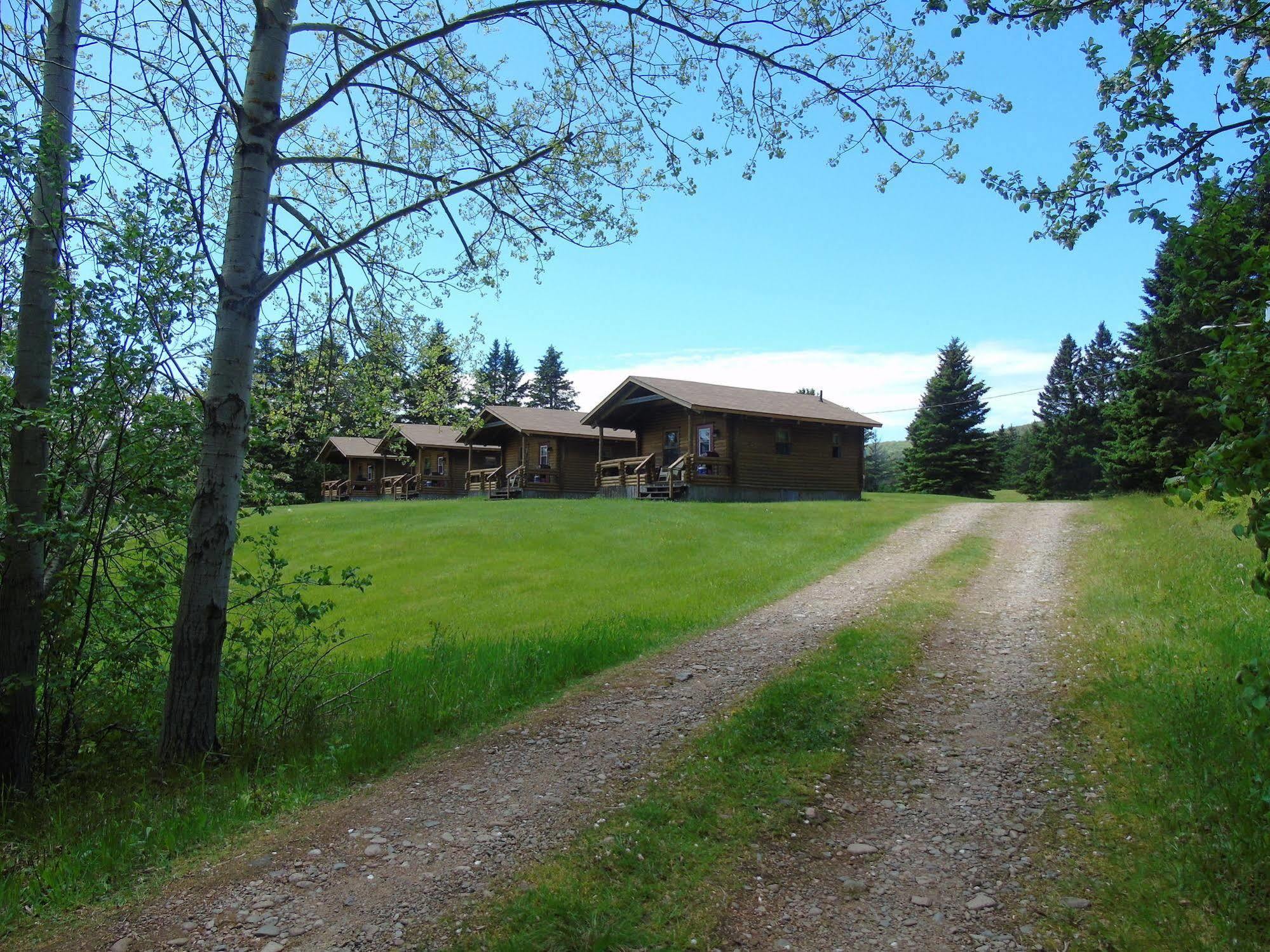 Cajun Cedar Log Cottages Margaree Forks Exterior foto