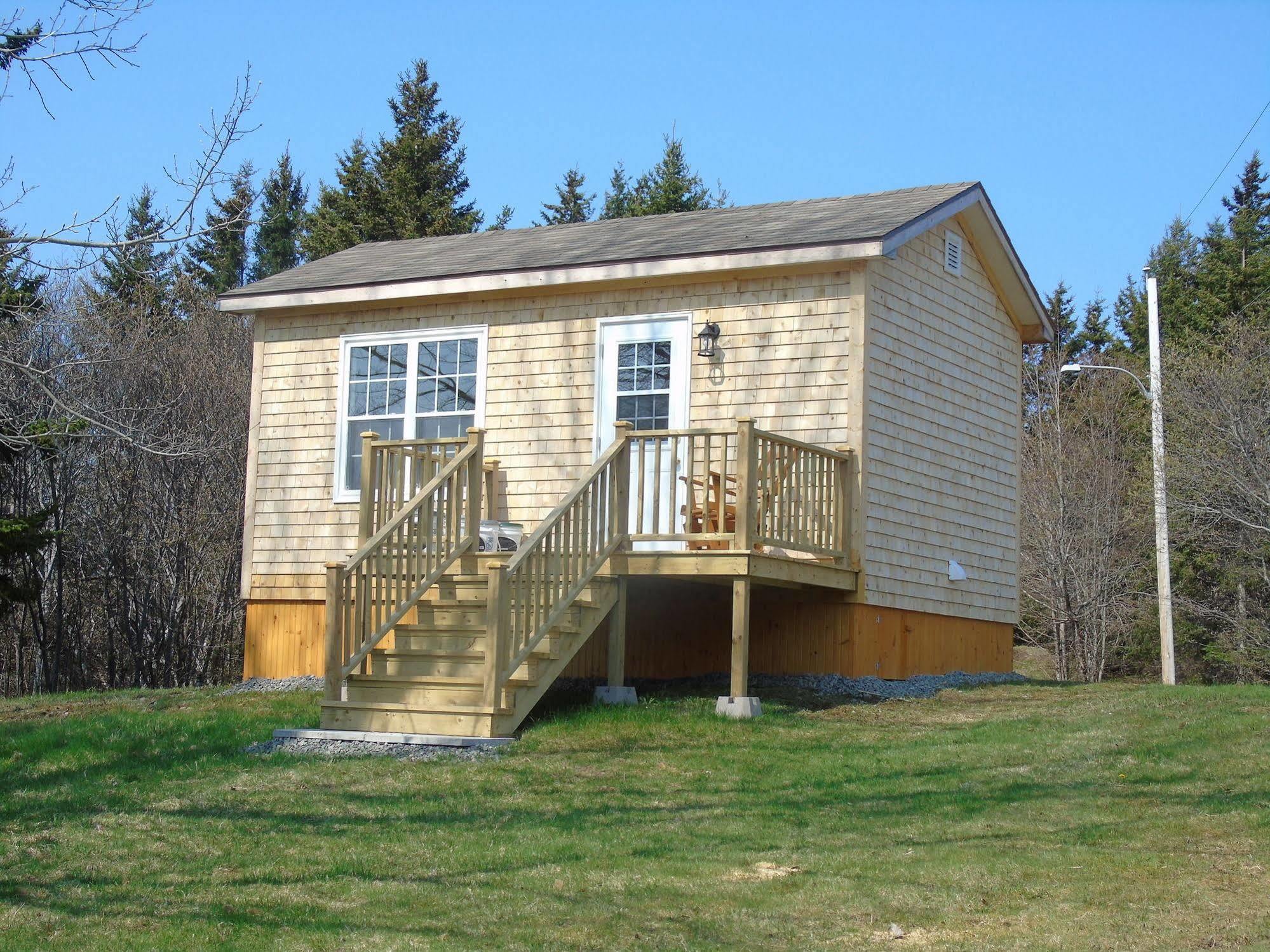 Cajun Cedar Log Cottages Margaree Forks Exterior foto