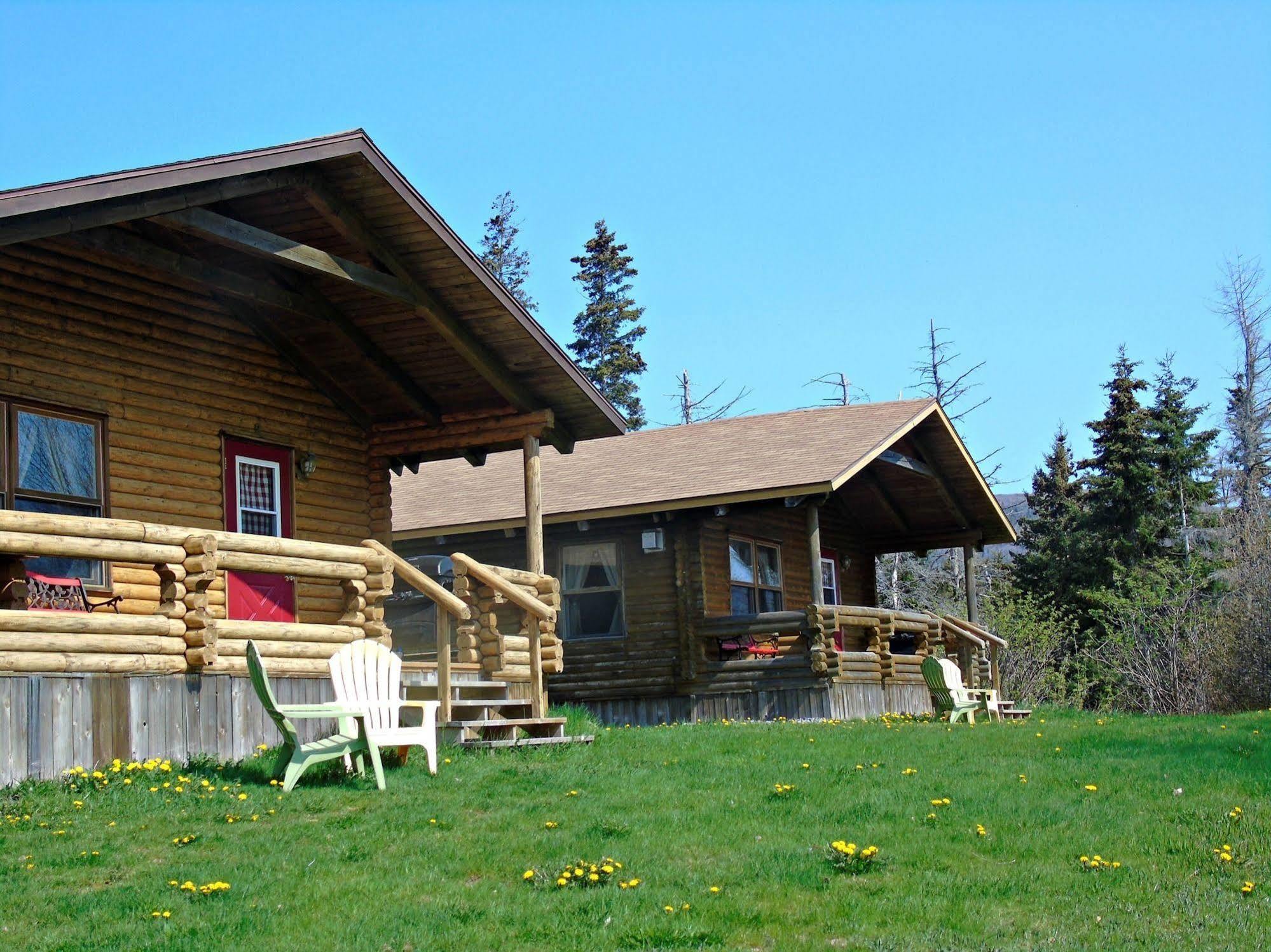 Cajun Cedar Log Cottages Margaree Forks Exterior foto